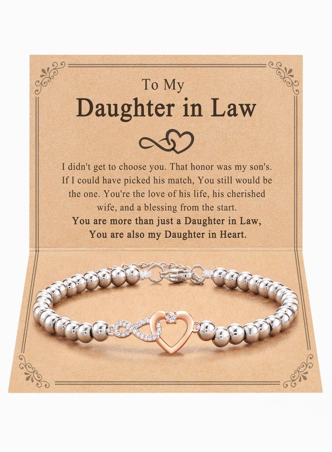 Shonyin Gifts for Daughter in Law Gifts from Mother in Law Bracelets Christmas Birthday Valentines Mothers Day Jewelry Gift Ideas - Image 1